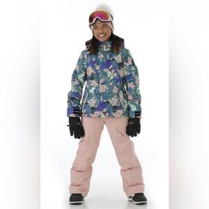 Obermeyer Taja Teen Girls Snow Jacket Snow Pants Mittens size Large 14 16